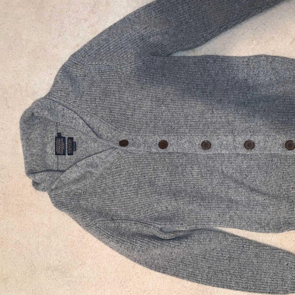 Pendleton Medium Grey Never Worn Wool Sweater - image 1